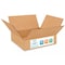 Idl Packaging 12 in x 12 in x 3 in Shipping Box, Kraft, Corrugate, Single Wall, 200#, 10 PK B-12123-10 - alternate 1